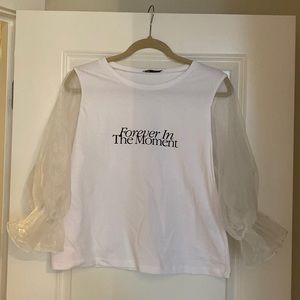 Zara top. Size M